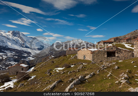 To use this stock image in your creative project, please select the size you need over to the right and click the "Add to Cart" button.
Your downloaded image will come with the Cutcaster watermark removed so don’t worry about the watermark you see on this page. Country houses in Picos de Europa, Asturias, Spain stock photo, Country houses in Picos de Europa, Asturias, Spain by B.F.