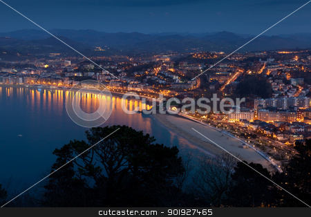 Panoramic of San Sebastian, Gipuzkoa, Spain Panoramic of San Sebastian, Gipuzkoa, Spain stock photo, Panoramic of San Sebastian, Gipuzkoa, Spain by B.F.