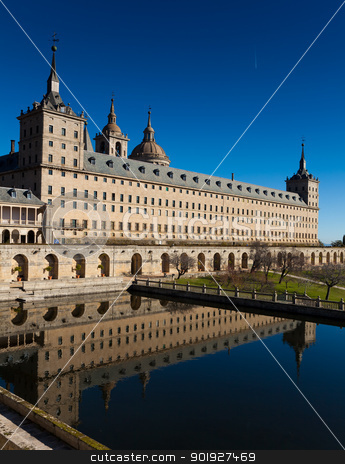 To use this stock image in your creative project, please select the size you need over to the right and click the "Add to Cart" button.
Your downloaded image will come with the Cutcaster watermark removed so don’t worry about the watermark you see on this page. El Escorial, Madrid, Spain stock photo, El Escorial, Madrid, Spain by B.F.