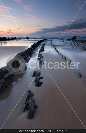 To use this stock image in your creative project, please select the size you need over to the right and click the "Add to Cart" button.
Your downloaded image will come with the Cutcaster watermark removed so don’t worry about the watermark you see on this page. Beach of Barrika, Bizkaia, Basque Country, Spain stock photo, Beach of Barrika, Bizkaia, Basque Country, Spain by B.F.