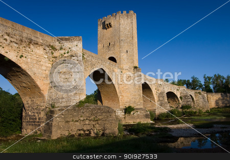 To use this stock image in your creative project, please select the size you need over to the right and click the "Add to Cart" button.
Your downloaded image will come with the Cutcaster watermark removed so don’t worry about the watermark you see on this page. Roman bridge, Frias, Burgos, Castilla y Leon, Spain stock photo, Roman bridge, Frias, Burgos, Castilla y Leon, Spain by B.F.