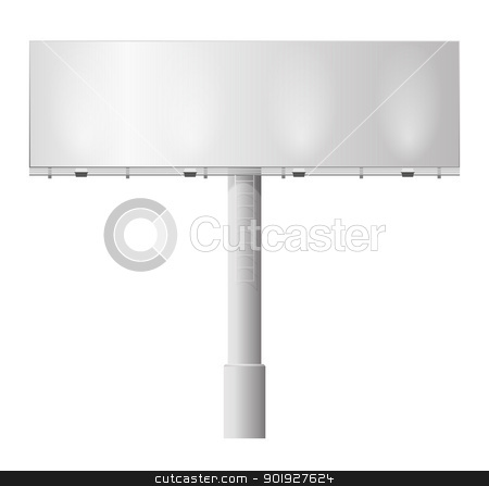 Billboard Billboard stock vector clipart, Blank billboard illustration by vtorous