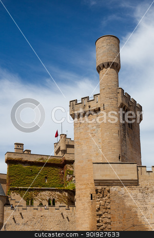 To use this stock image in your creative project, please select the size you need over to the right and click the "Add to Cart" button.
Your downloaded image will come with the Cutcaster watermark removed so don’t worry about the watermark you see on this page. Castle of Olite, Navarra, Spain stock photo, Castle of Olite, Navarra, Spain by B.F.
