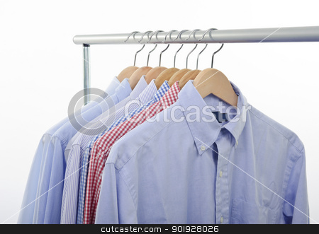 To use this stock image in your creative project, please select the size you need over to the right and click the "Add to Cart" button.
Your downloaded image will come with the Cutcaster watermark removed so don’t worry about the watermark you see on this page. hanger and shirts stock photo, view of shirts and hanger isolated on white background by tommaso79