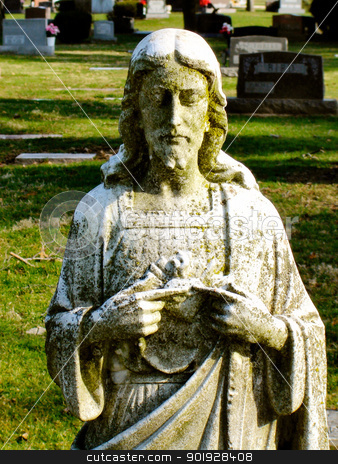 To use this stock image in your creative project, please select the size you need over to the right and click the "Add to Cart" button.
Your downloaded image will come with the Cutcaster watermark removed so don’t worry about the watermark you see on this page. Statue jesus with moss stock photo, by Liane Harrold