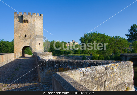 Roman bridge, Frias, Burgos, Castilla y Leon, Spain Roman bridge, Frias, Burgos, Castilla y Leon, Spain stock photo, Roman bridge, Frias, Burgos, Castilla y Leon, Spain by B.F.