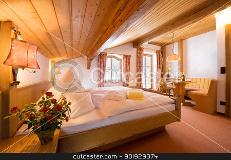 To use this stock image in your creative project, please select the size you need over to the right and click the "Add to Cart" button.
Your downloaded image will come with the Cutcaster watermark removed so don’t worry about the watermark you see on this page. Hotel room stock photo, Interior of a hotel room by Picturehunter