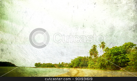 Retro beach and blue sky for background Retro beach and blue sky for background stock photo, Retro beach and blue sky for background by Vitaliy Pakhnyushchyy
