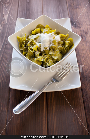 Sacchettini di pasta all'uovo con spinaci e ricotta Sacchettini di pasta all'uovo con spinaci e ricotta stock photo, pasta to the egg with spinach and ricotta cheese by Giordano Aita