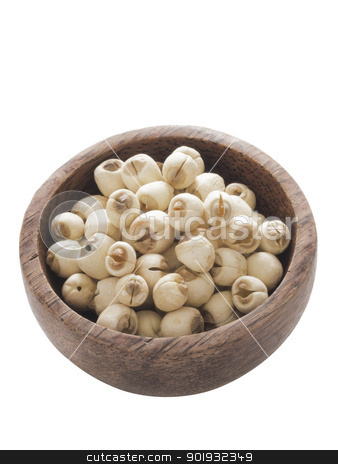 To use this stock image in your creative project, please select the size you need over to the right and click the "Add to Cart" button.
Your downloaded image will come with the Cutcaster watermark removed so don’t worry about the watermark you see on this page. lotus seeds stock photo, close up of a bowl of lotus seeds isolated on white by zkruger