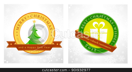 To use this stock image in your creative project, please select the size you need over to the right and click the "Add to Cart" button.
Your downloaded image will come with the Cutcaster watermark removed so don’t worry about the watermark you see on this page. Merry Christmas and a Happy New Year stock vector clipart, Set of 2 Christmas, New Year background designs for the coming festive season 2012, 2013. Vector, eps10. by Ina Wendrock
