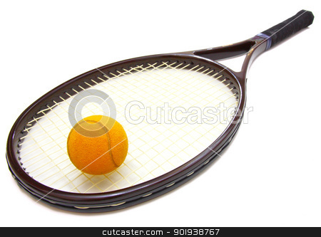 To use this stock image in your creative project, please select the size you need over to the right and click the "Add to Cart" button.
Your downloaded image will come with the Cutcaster watermark removed so don’t worry about the watermark you see on this page. A tennis ball and racket on a white background stock photo, A tennis ball and racket on a white background by aarrows