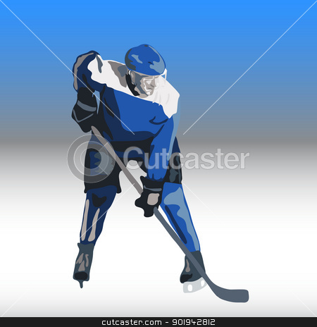 Ice hockey players. Vector illustration Ice hockey players. Vector illustration stock vector clipart, Ice hockey players. Vector illustration by aarrows