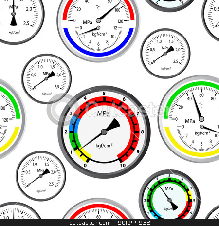 Seamless wallpaper the gas manometer Seamless wallpaper the gas manometer stock vector clipart, Seamless wallpaper the gas manometer vector background by aarrows