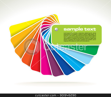 To use this stock image in your creative project, please select the size you need over to the right and click the "Add to Cart" button.
Your downloaded image will come with the Cutcaster watermark removed so don’t worry about the watermark you see on this page. vector colour guide stock vector clipart, colour guide with sample text- vector illustration by Ilyes Laszlo