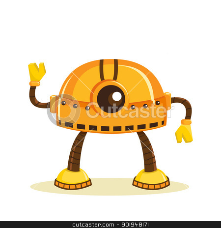 To use this stock image in your creative project, please select the size you need over to the right and click the "Add to Cart" button.
Your downloaded image will come with the Cutcaster watermark removed so don’t worry about the watermark you see on this page. Cartoon robot stock photo, Cartoon robot, vector illustration by kariiika