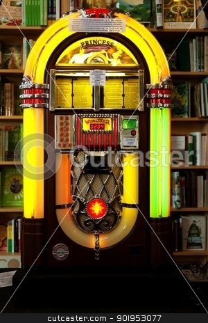 Juke box Juke box stock photo, Old 06's Juke box. by olley997