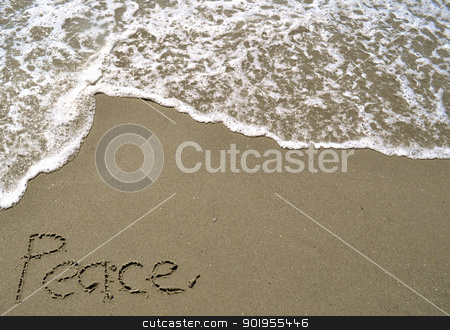 To use this stock image in your creative project, please select the size you need over to the right and click the "Add to Cart" button.
Your downloaded image will come with the Cutcaster watermark removed so don’t worry about the watermark you see on this page. Peace Written in the Sand stock photo, Peace Written in the Sand by Liane Harrold