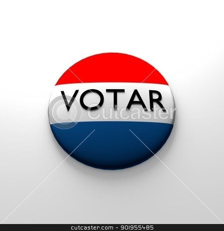 To use this stock image in your creative project, please select the size you need over to the right and click the "Add to Cart" button.
Your downloaded image will come with the Cutcaster watermark removed so don’t worry about the watermark you see on this page. Red white and blue Voter button in spanish stock photo, Red white and blue Voter button in spanish by Dennis Connelly