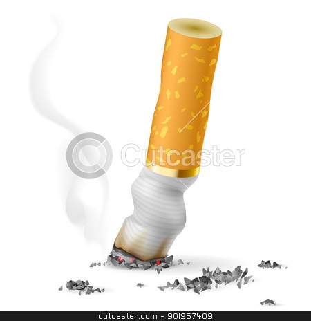 To use this stock image in your creative project, please select the size you need over to the right and click the "Add to Cart" button.
Your downloaded image will come with the Cutcaster watermark removed so don’t worry about the watermark you see on this page. Realistic cigarette butt stock photo, Realistic cigarette butt. Illustration on white background by dvarg