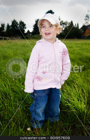 To use this stock image in your creative project, please select the size you need over to the right and click the "Add to Cart" button.
Your downloaded image will come with the Cutcaster watermark removed so don’t worry about the watermark you see on this page. Farmers child stock photo, Very young girl standing in a meadow by Picturehunter