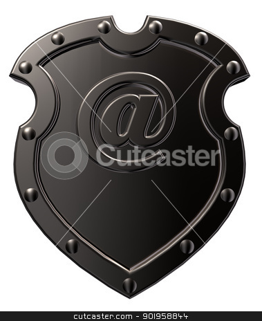 To use this stock image in your creative project, please select the size you need over to the right and click the "Add to Cart" button.
Your downloaded image will come with the Cutcaster watermark removed so don’t worry about the watermark you see on this page. spam protection stock photo, shield with emailsymbol - 3d illustration by J?