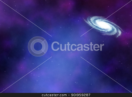 To use this stock image in your creative project, please select the size you need over to the right and click the "Add to Cart" button.
Your downloaded image will come with the Cutcaster watermark removed so don’t worry about the watermark you see on this page. Far away spiral galaxy stock photo, Stars and spiral galaxy in a free space by Anatolii Vasilev