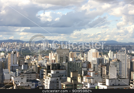 To use this stock image in your creative project, please select the size you need over to the right and click the "Add to Cart" button.
Your downloaded image will come with the Cutcaster watermark removed so don’t worry about the watermark you see on this page. Skyline of Sao Paulo stock photo, Skyline view from Higienopolis, Sao Paulo, Brazil. by Michael Osterrieder