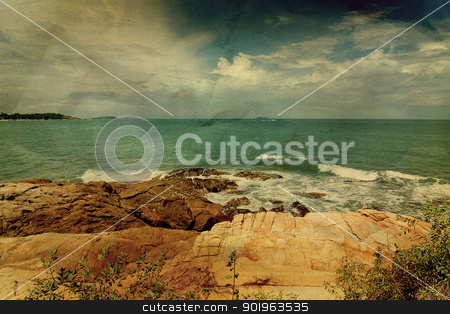 Vintage seascape Vintage seascape stock photo, Vintage seascape by jakgree