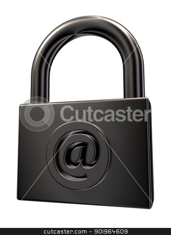 To use this stock image in your creative project, please select the size you need over to the right and click the "Add to Cart" button.
Your downloaded image will come with the Cutcaster watermark removed so don’t worry about the watermark you see on this page. email account stock photo, padlock with email symbol on white background - 3d illustration by J?