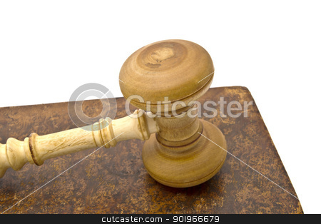 To use this stock image in your creative project, please select the size you need over to the right and click the "Add to Cart" button.
Your downloaded image will come with the Cutcaster watermark removed so don’t worry about the watermark you see on this page. Old book and gavel stock photo, Old book and gavel isolated on white background
by Ingvar Bjork