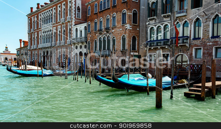 To use this stock image in your creative project, please select the size you need over to the right and click the "Add to Cart" button.
Your downloaded image will come with the Cutcaster watermark removed so don’t worry about the watermark you see on this page. gondolas in lagoon Venice Italy Grand canal stock photo, empty blue gondolas in lagoon Venice Italy by Artush
