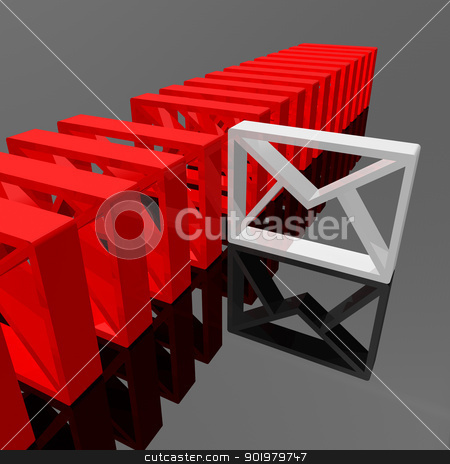 E-mail concept E-mail concept stock photo, 3d image of Symbol or icon email concept by carloscastilla