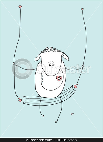 To use this stock image in your creative project, please select the size you need over to the right and click the "Add to Cart" button.
Your downloaded image will come with the Cutcaster watermark removed so don’t worry about the watermark you see on this page. Sad lamb. stock vector clipart, Sad lamb. vector illustration. by Natalia Konstantinova