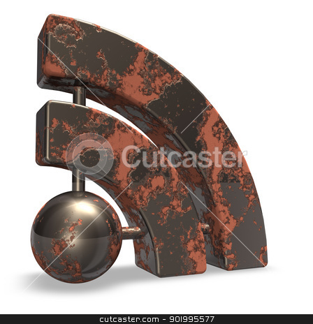 To use this stock image in your creative project, please select the size you need over to the right and click the "Add to Cart" button.
Your downloaded image will come with the Cutcaster watermark removed so don’t worry about the watermark you see on this page. rss symbol stock photo, rusty rss symbol - 3d illustration by J?