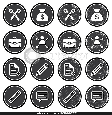 To use this stock image in your creative project, please select the size you need over to the right and click the "Add to Cart" button.
Your downloaded image will come with the Cutcaster watermark removed so don’t worry about the watermark you see on this page. Website navigation icons on retro labels set stock vector clipart, Vintage dark badges - internet, web page icons by Agnieszka Bernacka