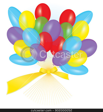 Ribbon balloon bouquet vector Ribbon balloon bouquet vector stock vector clipart, Vector illustration of many colorful balloons tied with ribbon as a bouquet
by Zebra-Finch