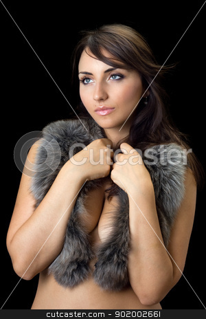 To use this stock image in your creative project, please select the size you need over to the right and click the "Add to Cart" button.
Your downloaded image will come with the Cutcaster watermark removed so don’t worry about the watermark you see on this page. cute brunette stock photo, Portrait of young cute brunette. Isolated on black by Sergii Sukhorukov