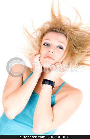 To use this stock image in your creative project, please select the size you need over to the right and click the "Add to Cart" button.
Your downloaded image will come with the Cutcaster watermark removed so don’t worry about the watermark you see on this page. Portrait of pretty young blond girl stock photo, Portrait of pretty young blond girl lying on a white by Sergii Sukhorukov