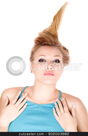 To use this stock image in your creative project, please select the size you need over to the right and click the "Add to Cart" button.
Your downloaded image will come with the Cutcaster watermark removed so don’t worry about the watermark you see on this page. Portrait of attractive blond girl stock photo, Portrait of attractive blond girl lying on a white by Sergii Sukhorukov
