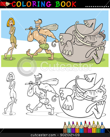 To use this stock image in your creative project, please select the size you need over to the right and click the "Add to Cart" button.
Your downloaded image will come with the Cutcaster watermark removed so don’t worry about the watermark you see on this page. Cavemen Family Couple for coloring stock vector clipart, Coloring Book or Page Cartoon Illustration of Funny Cavemen Family Couple by Igor Zakowski