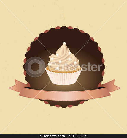 To use this stock image in your creative project, please select the size you need over to the right and click the "Add to Cart" button.
Your downloaded image will come with the Cutcaster watermark removed so don’t worry about the watermark you see on this page. Cupcakes stock vector clipart, cupcake card in vintage style a retro 3 by Miroslava Hlavacova
