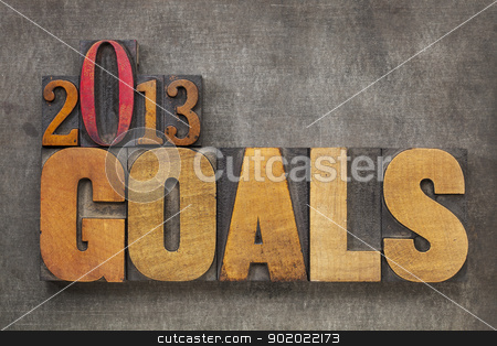 To use this stock image in your creative project, please select the size you need over to the right and click the "Add to Cart" button.
Your downloaded image will come with the Cutcaster watermark removed so don’t worry about the watermark you see on this page. 2013 goals stock photo, 2013 goals - New Year resolution concept - text in vintage letterpress wood type blocks against grunge metal background by Marek Uliasz