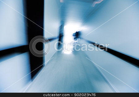 To use this stock image in your creative project, please select the size you need over to the right and click the "Add to Cart" button.
Your downloaded image will come with the Cutcaster watermark removed so don’t worry about the watermark you see on this page. hospital corridor stock photo, Abstract image of a hospital corridor in blue toned by carloscastilla