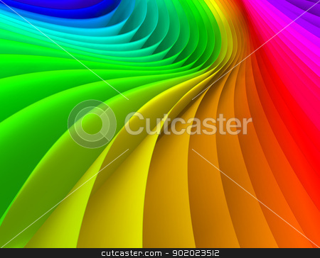Abstract colorful lines abstract colorful lines stock photo, Abstract 3d image of papers colored by carloscastilla