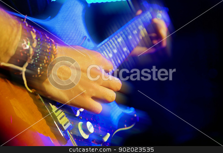 guitar player guitar player stock photo, First plane of guitar player in live by carloscastilla