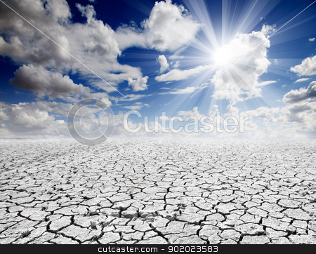 To use this stock image in your creative project, please select the size you need over to the right and click the "Add to Cart" button.
Your downloaded image will come with the Cutcaster watermark removed so don’t worry about the watermark you see on this page. cracked soil landscape stock photo, Colorful dramatic landscape with cracked soil and blue sky by carloscastilla