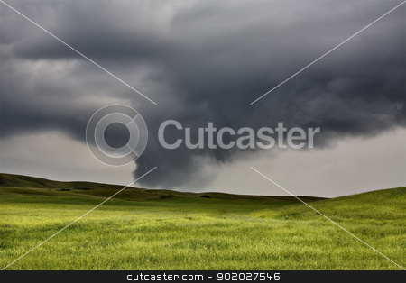 Storm Clouds Saskatchewan Storm Clouds Saskatchewan stock photo, Storm Clouds Saskatchewan Tornado Starting to Form by Mark Duffy