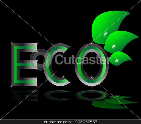 To use this stock image in your creative project, please select the size you need over to the right and click the "Add to Cart" button.
Your downloaded image will come with the Cutcaster watermark removed so don’t worry about the watermark you see on this page. eco ecology logo green leaf vector illustration on black background stock vector clipart, eco ecology logo green leaf vector illustration on black background by vician