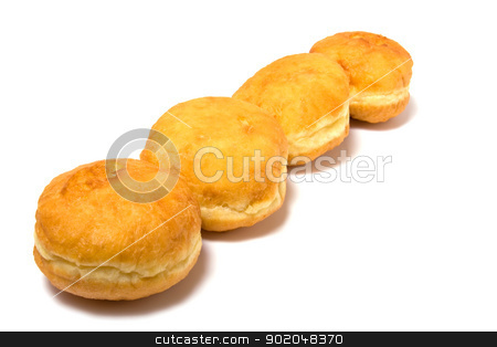 Doughnut isolated on white Doughnut isolated on white stock photo, Doughnut isolated on white close up by Natika